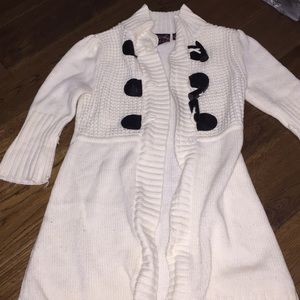 Super cute zip up sweater